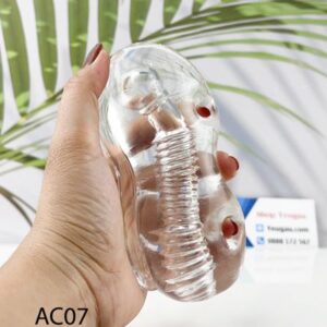 Cốc tình yêu Funny trong suốt mềm mịn khít cho nam thủ dâm