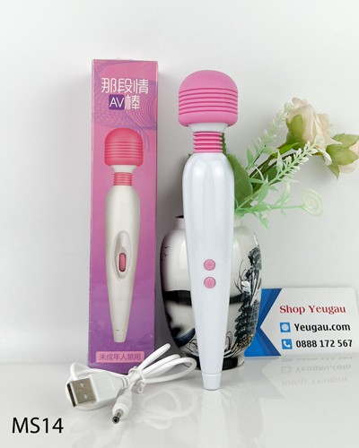 Máy rung hột le AV 10 chế độ siêu mạnh pin sạc tiện lợi