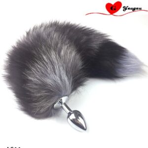 Sextoy đuôi cáo inox có 2 size thủ dâm hậu môn cực sướng
