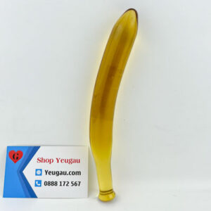 Dương vật giả hình trái chuối thủy tinh ngụy trang hoàn hảo