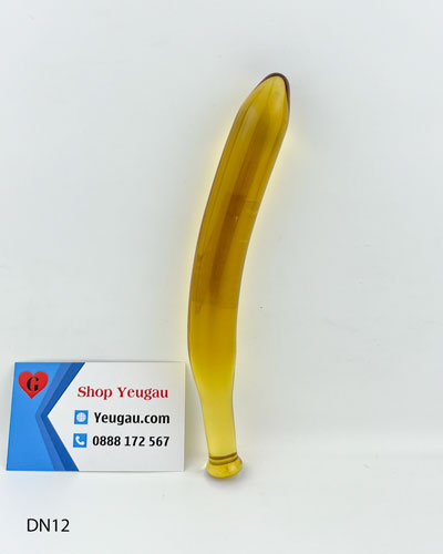 Dương vật giả hình trái chuối thủy tinh ngụy trang hoàn hảo