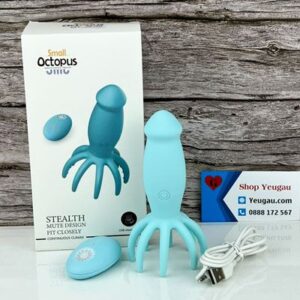 Dương vật giả có rung Octopus 10 chế độ massage ngực âm đạo