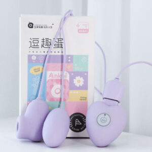 Trứng rung tình yêu hai đầu Ankni 20 chế độ rung bú hút