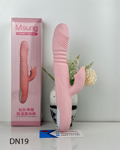 Cu giả tự thụt MSUNG rung liếm tỏa nhiệt 10 chế độ độc đáo