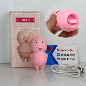 Lưỡi rung tình yêu LILO 10 chế độ ngụy trang hình con heo