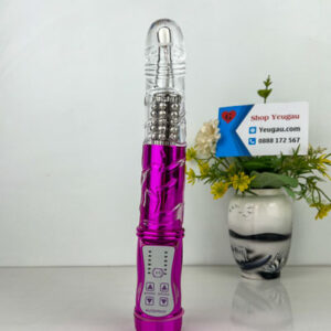 Cu giả rung ngoáy AV 6 tốc độ kết hợp xoay vòng bi massage