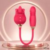 Máy rung tình dục 2 đầu Rose 24 kiểu rung liếm tự động thụt