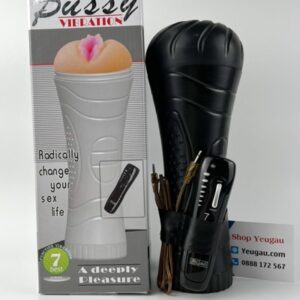 m đạo giả đèn pin Lybaile Pussy mềm mịn 7 chế độ rung