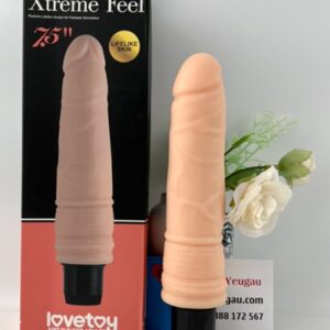 Dương vật giả cầm tay Lovetoy Xtreme Feel 7.5 mềm mịn rung mạnh