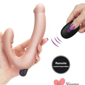 Dương vật giả hai đầu Lovetoy IJOY rung mạnh điều khiển từ xa