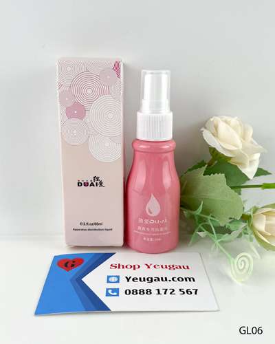Vệ sinh sextoy DUAI dạng xịt 60ml bảo vệ đồ chơi sạch sẽ an toàn