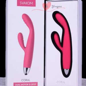 Máy massage tình dục Svakom Coral 2 đầu rung mạnh mẽ cực phê