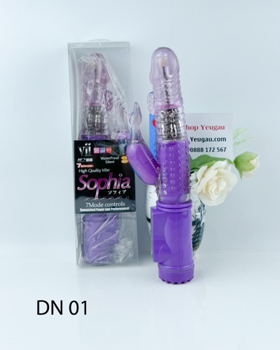 Cu giả rung ngoáy Lybaile 7 chế độ massage âm đạo và hột le cực sướng