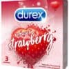 Bao cao su Durex Strawberry hương dâu tây ngọt ngào