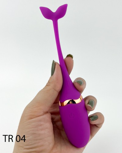 Trứng rung Cá heo Private màu tím