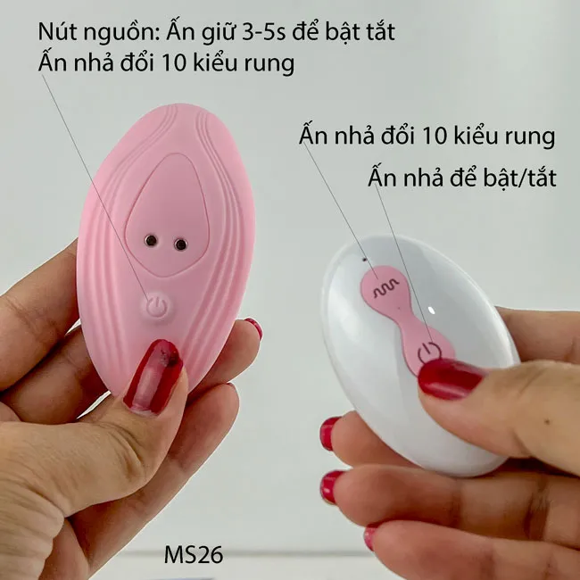 Hướng dẫn sử dụng trứng rung gắn quần chip Secwell