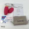 Trứng rung điều khiển từ xa Svakom Elva gồm túi vải, sách hướng dẫn, pin điều khiển, trứng rung, dây sạc
