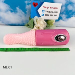 lưỡi rung tình yêu này có chiều dài 19,5cm, riêng phần lưỡi là 9cm