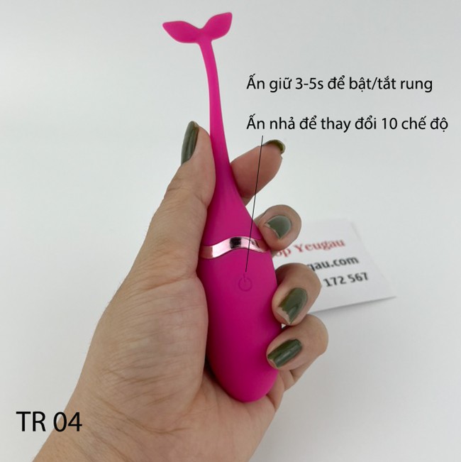 Trứng rung điều khiển từ xa Private 10 chế độ rung cực sướng