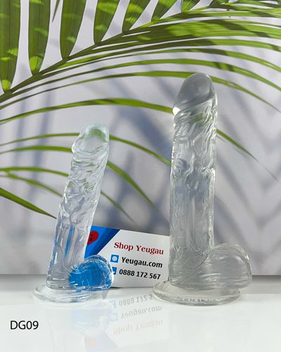 dương vật giả trong suốt có 2 size cho bạn lựa chọn