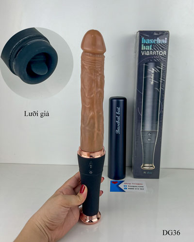 Cu giả to LiLo Baseball 20 chế độ rung thụt liếm tỏa nhiệt