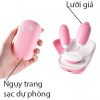 Trứng rung 2 đầu bú liếm có nắp lILO Magic Box 24 chế độ