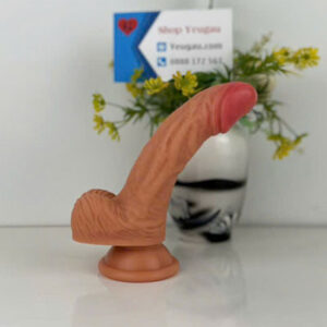 Cu giả giống thật silicon 2 lớp dáng cong