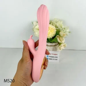 Máy rung vùng kín SAGAN 2 Thiết kế gồm cả thân chính và nhánh phụ