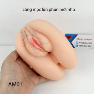 Âm đạo giả silicon Baile có lông giống hệt bím gái mới lớn