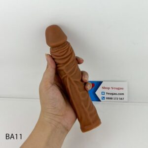 Bao cao su đôn dên Yunman Sleeve Thiết kế giống hệt dương vật tạo cảm giác chân thật