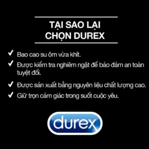Bao cao su siêu mỏng Durex Fetherlite đem đến sự chân thật khi làm tình