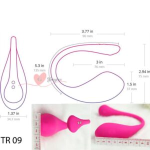 Trứng rung điều khiển qua điện thoại LUSH 3 có size người Việt