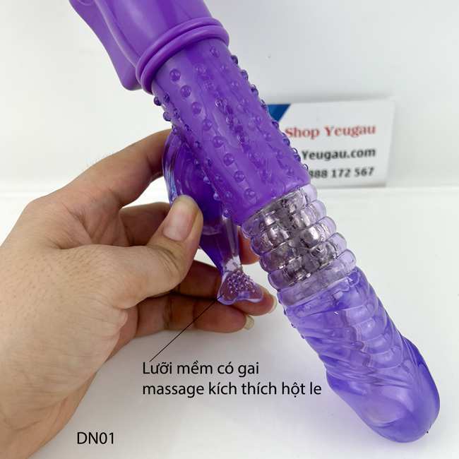 Cu giả rung ngoáy giá rẻ Lybaile có nhánh phụ kích thích hột le cực sướng