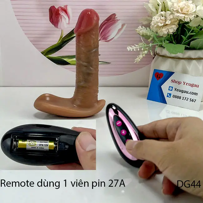 Cu giả thủ dâm có khiển từ xa tiện lợi