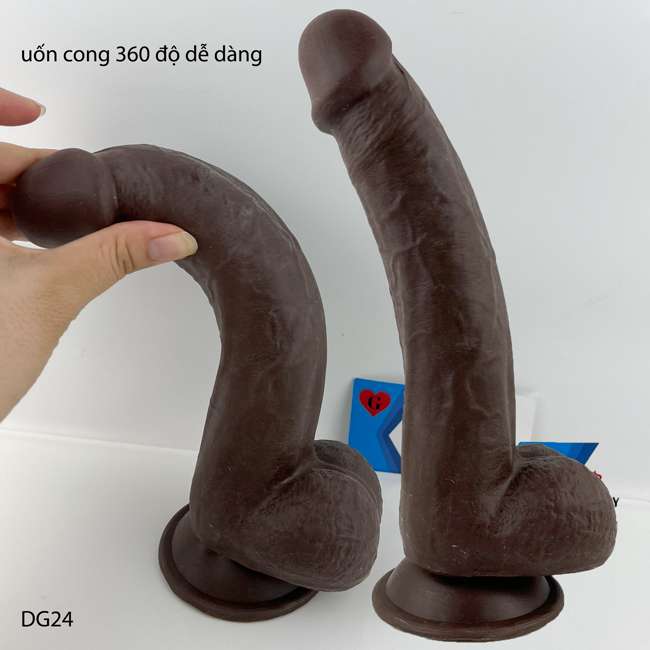 Lovetoy Sliding Skin 9,5” chất liệu TPE mềm mịn uốn cong 360 độ