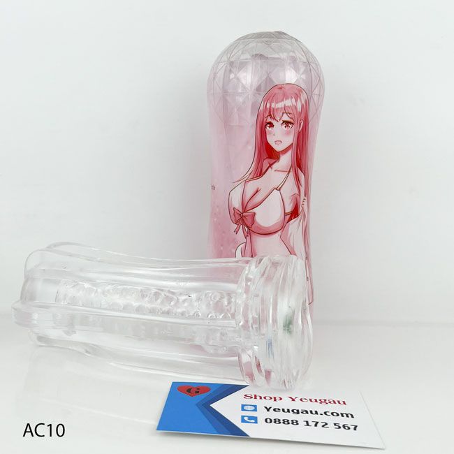 Thiết kế cốc nhựa bên ngoài Masturbator