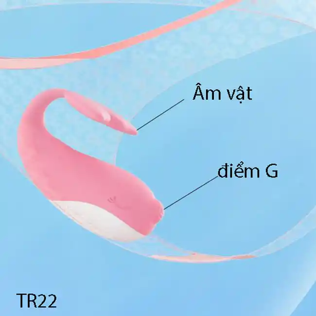 Trứng rung ngụy trang massage kích thích cả trong lẫn ngoài