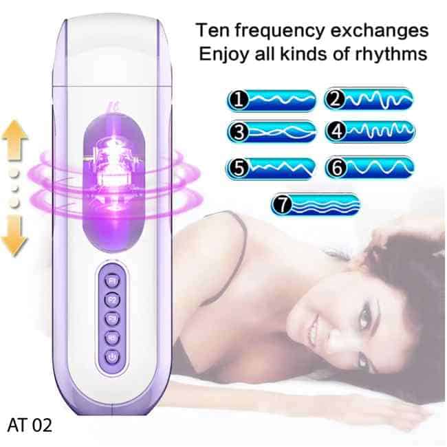 Âm đạo giả cao cấp VIP EasyLove Rotating pin sạc tiện lợi