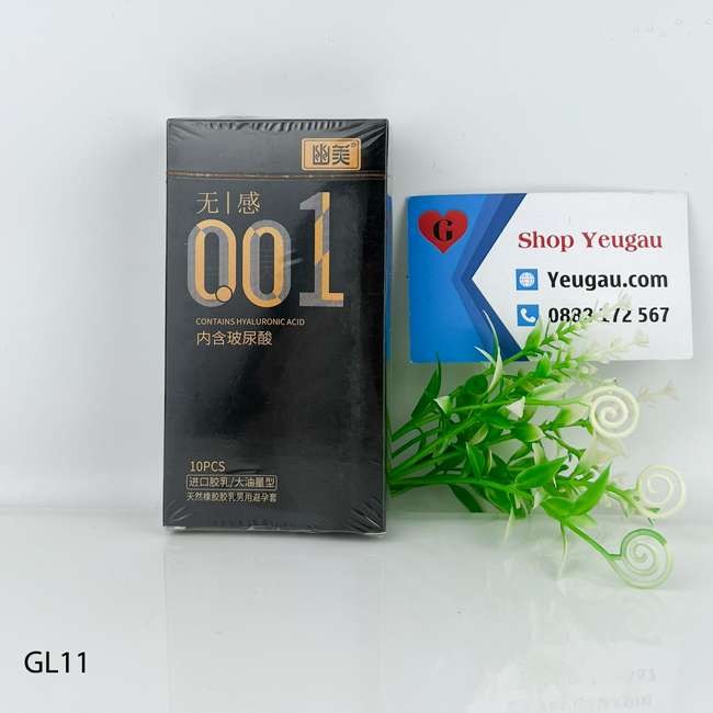 BCS siêu mỏng YouMei 0,01mm cho cảm giác chân thật hộp 10 cái