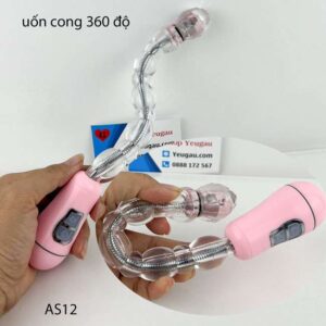 Dụng cụ kích thích hậu môn Vibrator mềm dẻo uốn cong 360 độ