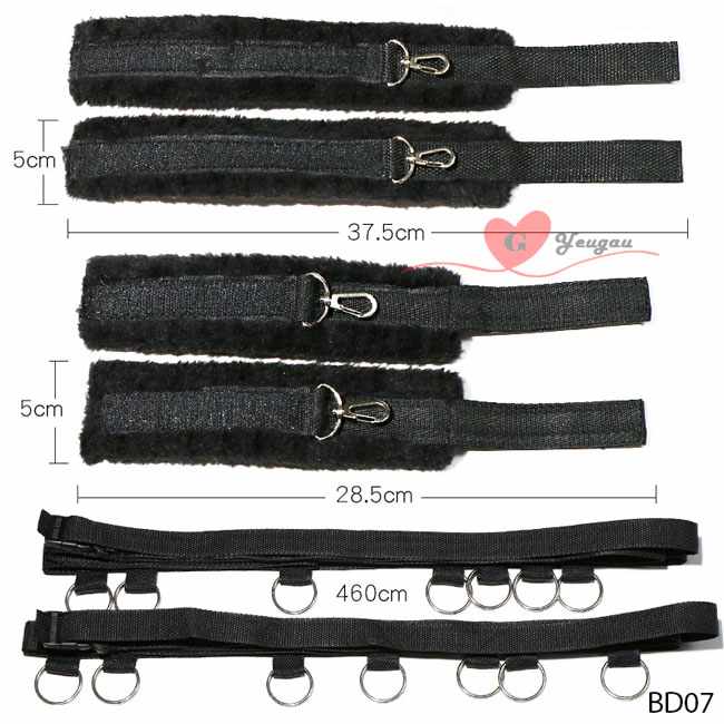 Sextoy bạo dâm trói tay chân dễ điều chỉnh ôm sát cơ thể