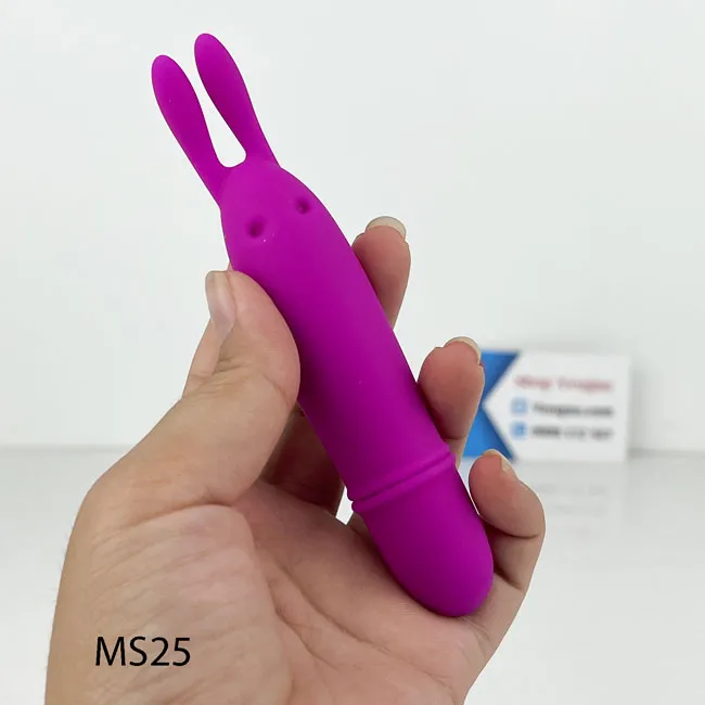 Máy rung mini thiết kế hình con thỏ xinh dễ thương ngụy trang hoàn hảo