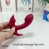 Chuối hạt silicon mềm dẻo massage hậu môn