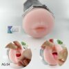 Đầu còn lại được thiết kế giống hệt miệng. Bao gồm cả môi, răng lưỡi. Tất cả đều dùng chất liệu silicon