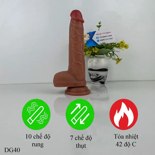 10 chế độ rung và 7 kiểu thụt tự động cực sướng