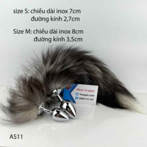 Đuôi cáo nhét hậu môn có 2 size S và M cho bạn lựa chọn