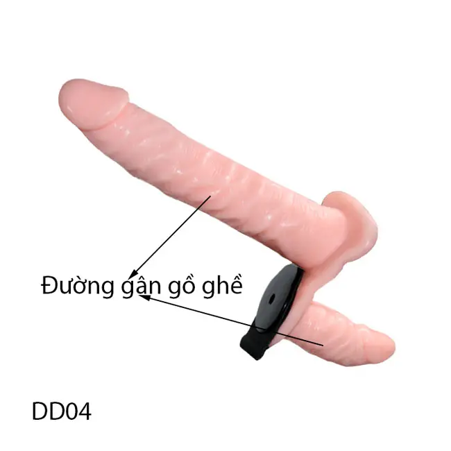 Dương vật giống thật với các đường gân kích thích