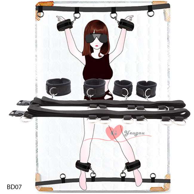Bộ trói tay chân bondage sử dụng được nhiều tư thế