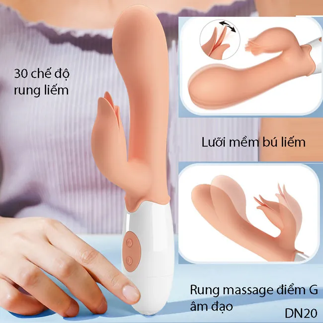 30 chế độ rung liếm mạnh mẽ cho nữ lên đỉnh cực phê
