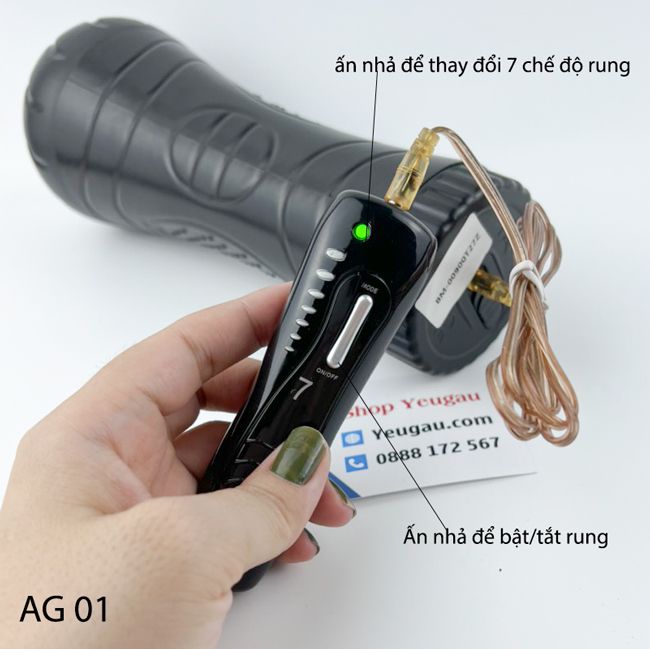 Âm đạo giả giống thật Lybaile Pussy rung 7 chế độ nhẹ đến mạnh